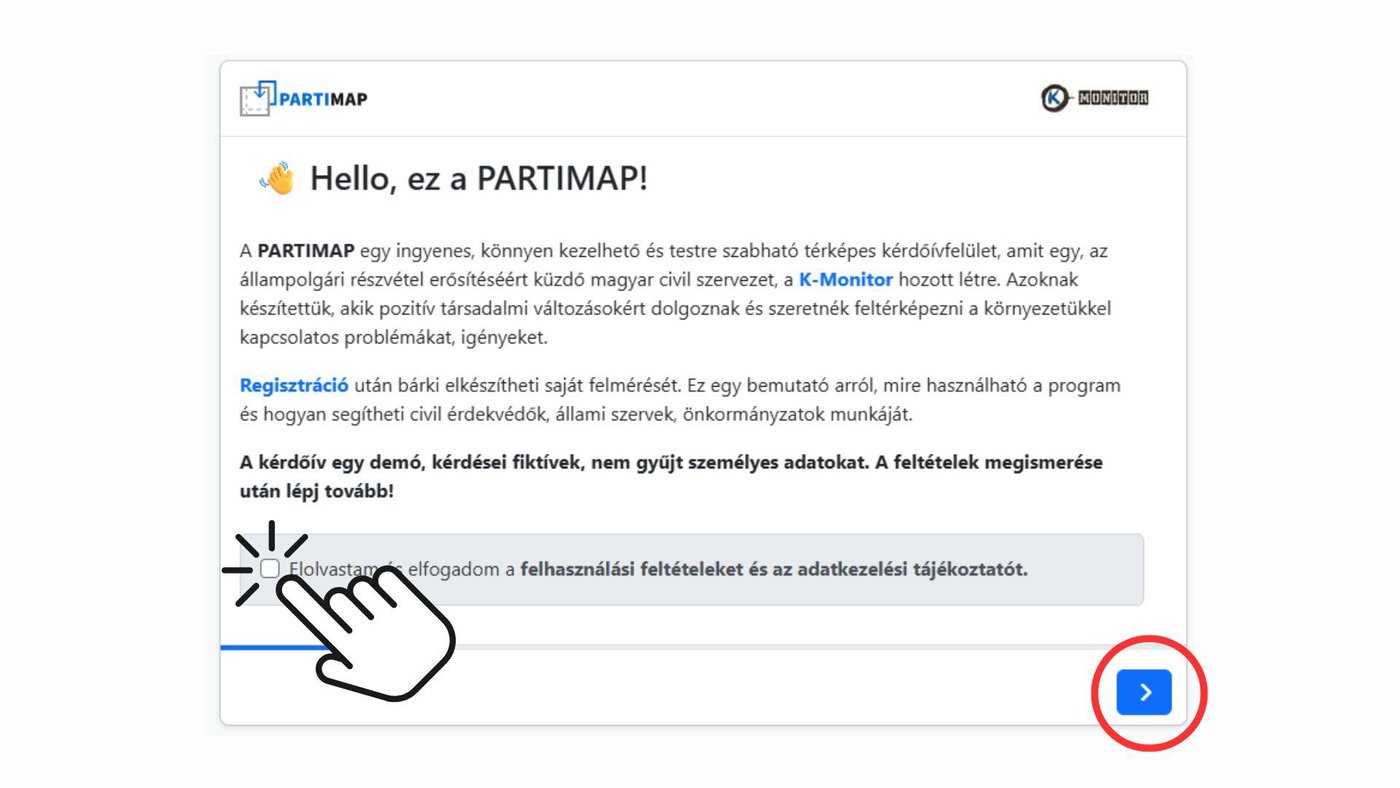 Adatkezelési tájékoztató elfogadása